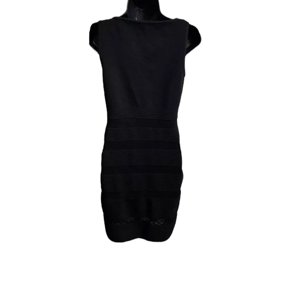 Carmen Womens Sleeveless Marc Valvo Black Dress Size Medium - Picture 8 of 8